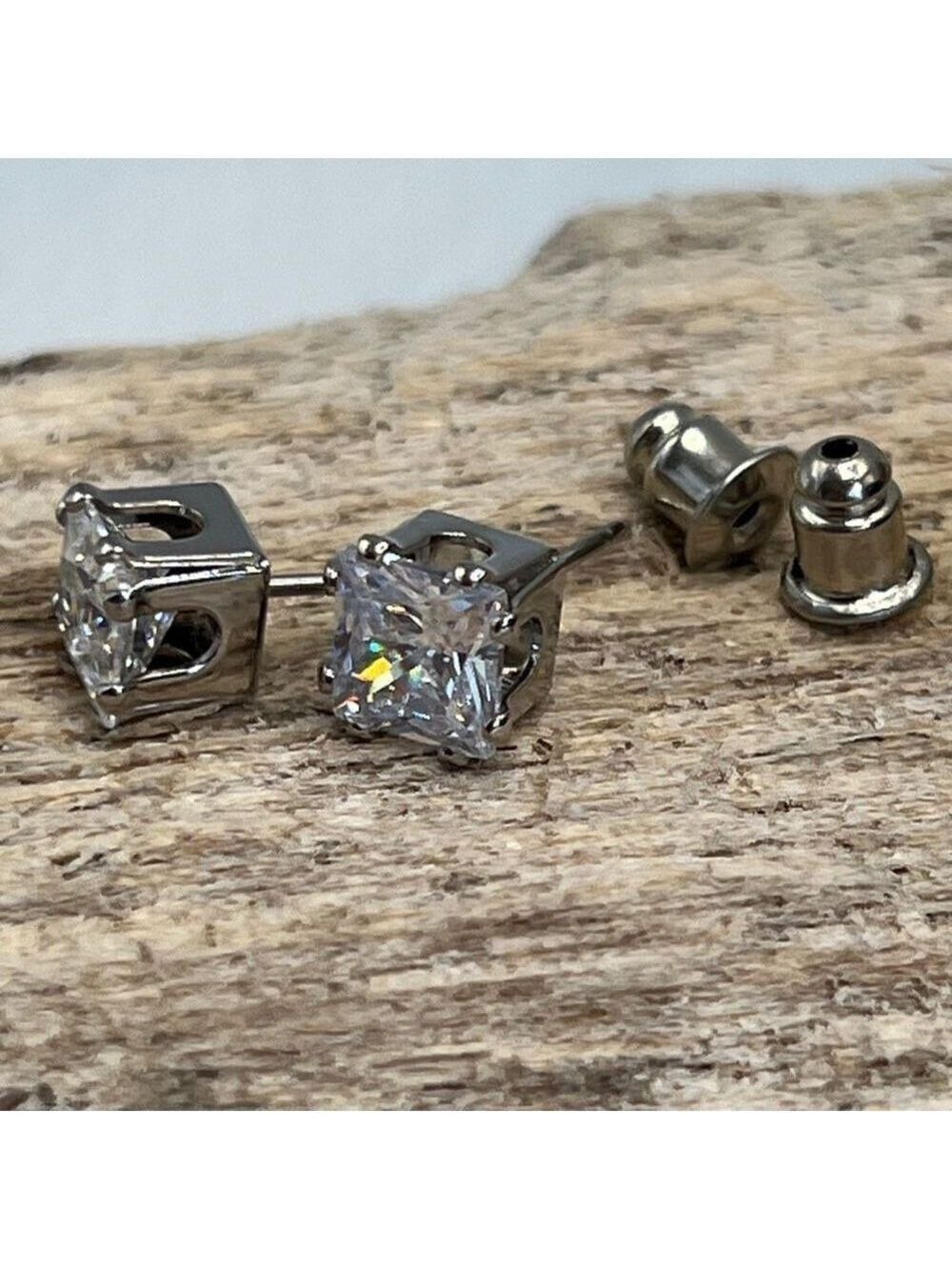 Swarovski Crystals Statement Post Earrings - Picture 6 of 14